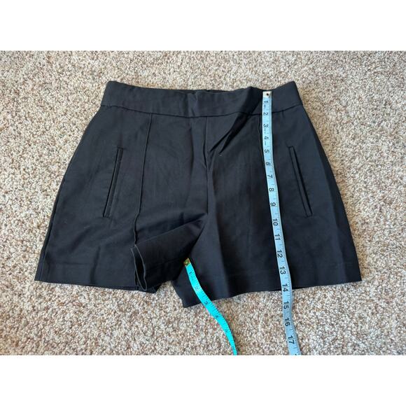 ZARA Basics Black shorts; size Large, High waist; pockets - Picture 6 of 6